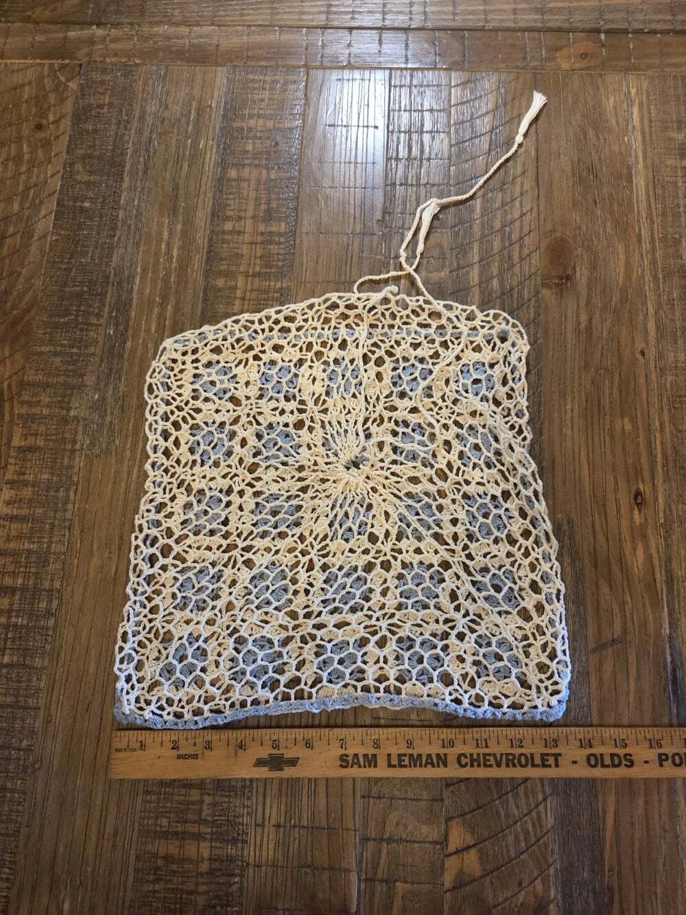 Doily Drawstring Pouch - Picture 2 of 6